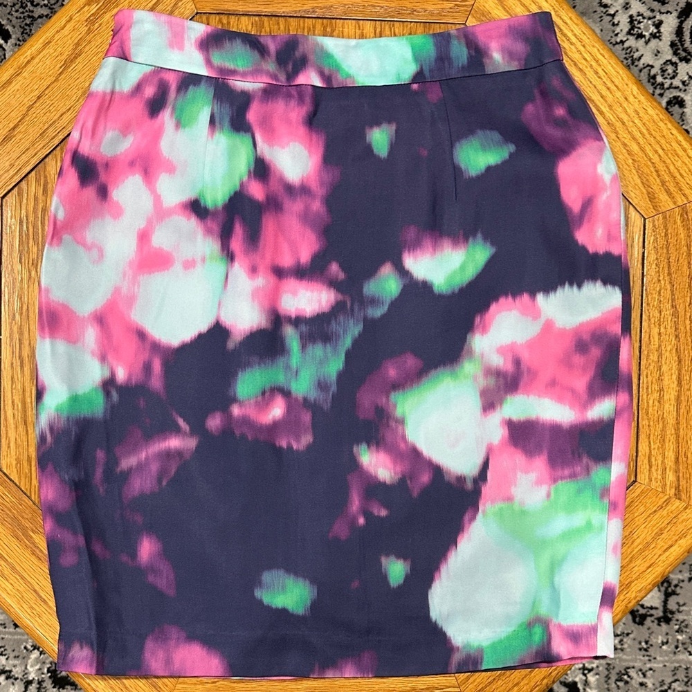*KATE SPADE* Multicolor Barry Abstract Pencil Skirt Size 2 - Picture 10 of 11